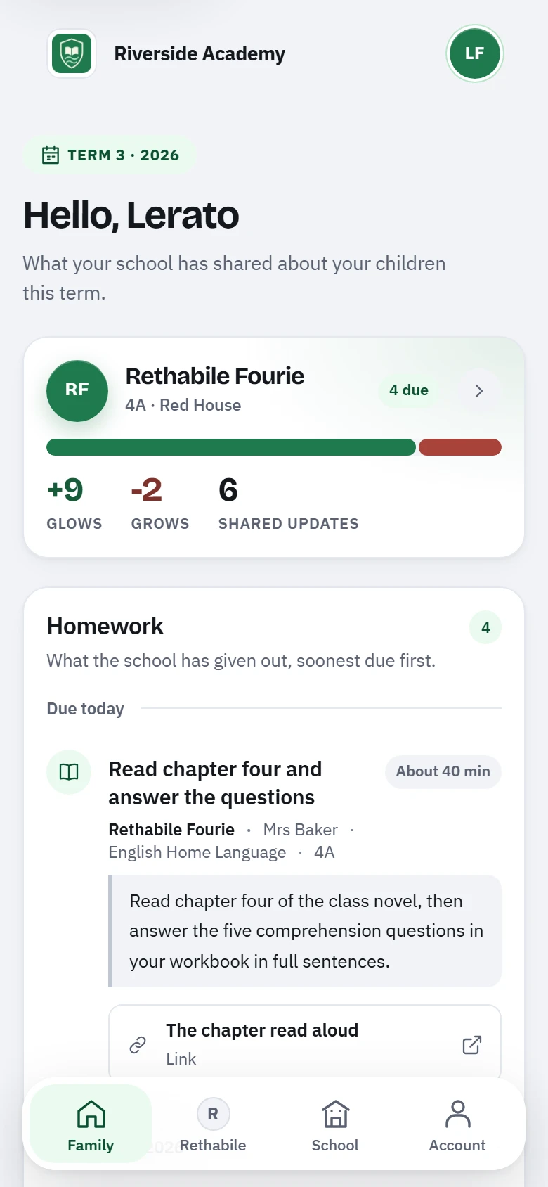 Prefect: School behaviour platform on a phone