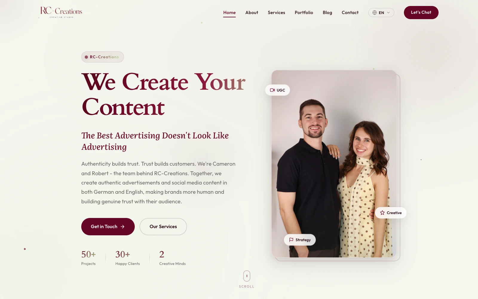 RC-Creations website: home page