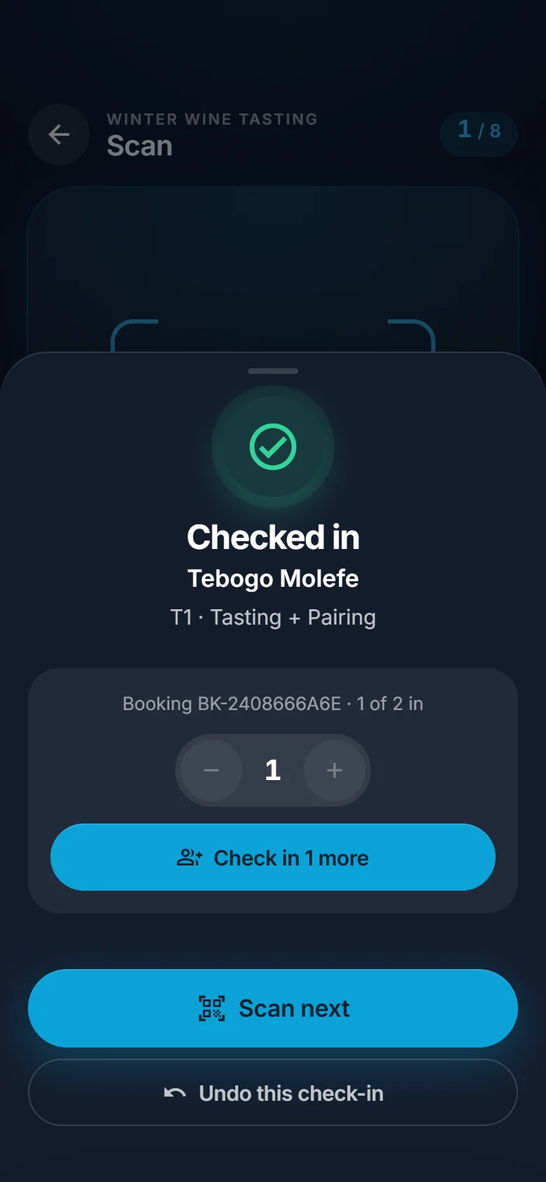 ScannerSync mobile guest management